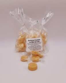 Les bonbons sont réalisés en partenariat avec la confiseure B. Neufcoeur dans l'Ain.